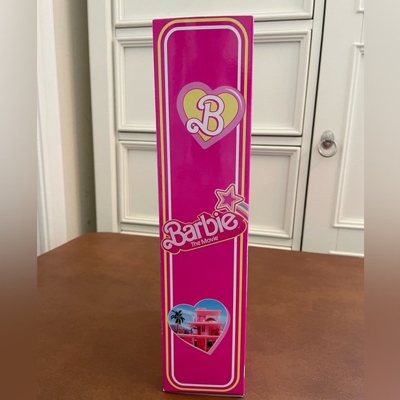 Barbie in pink gingham dress from Barbie The Movie Margot R NRFB NWT ๐Host Pick๐ - Picture 8 of 8